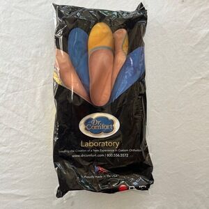 NWT Dr Comfort White Custom Orthotic Packaging USA Made Laboratory Shoe Cover 8.